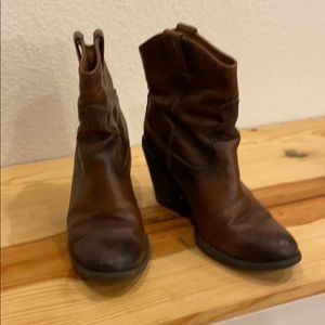 Lucky Brand Cowgirl Booties